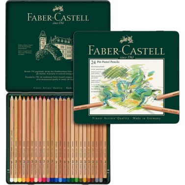 Estojo Lápis Pastel c/24 Art & Graphic 112124 Faber